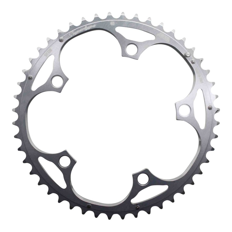 Autre pièce détachée vélo Miche Plateau route 5bra 49dts d.130 exterieur argent alu type shimano