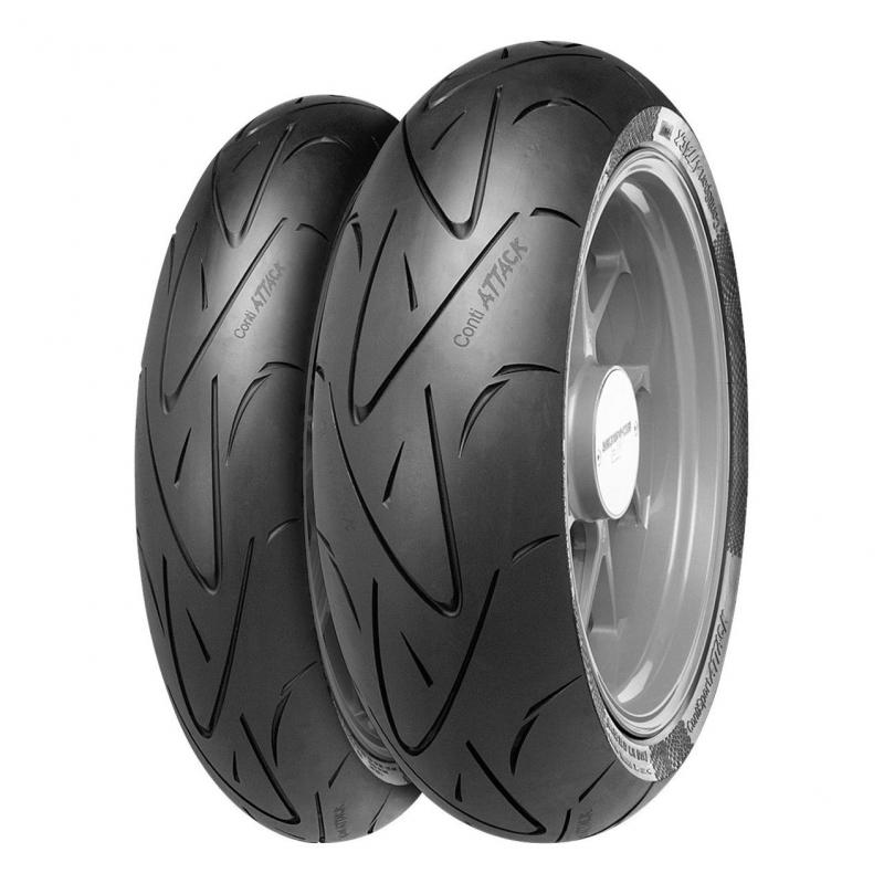 Pneu avant moto Continental ContiSportAttack 2 120/60 ZR 17 55W TL