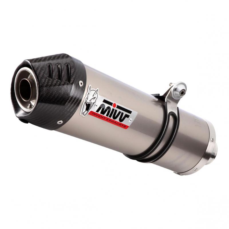 Silencieux Mivv Oval titane casquette carbone BMW F 800 S 06-10