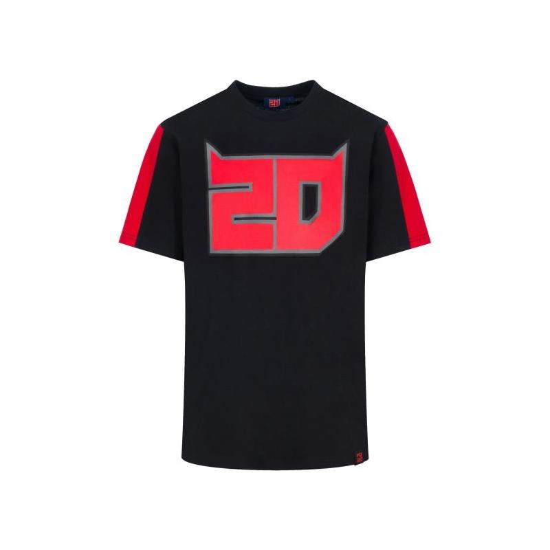 Tee-shirt Fabio Quartararo 20 noir/rouge