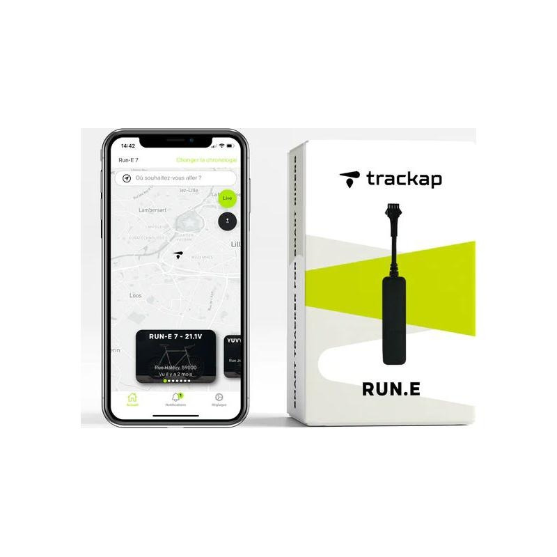 Tracker GPS AUVRAY Moto / Vélo / trottinette Alimentation Batterie