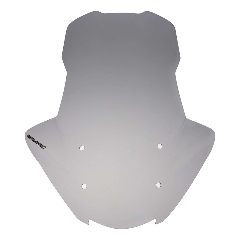 Pare-brise Ermax haute protection 70 cm avec protections mains Piaggio MP3 500 HPE 18-22 gris