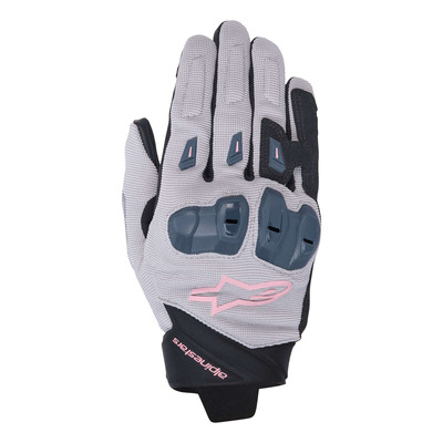 Gants cuir femme Alpinestars Stella SP X 1 mid gray/black/asphalt