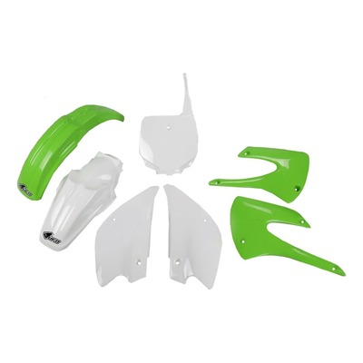 Kit plastique UFO Kawasaki 85 KX 01-13 - vert/blanc