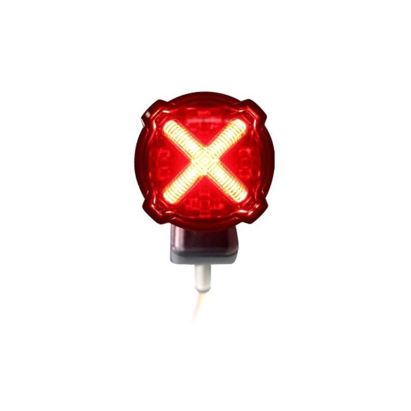 Feu arrière Led KOSO GT-02S avec feu stop intégré