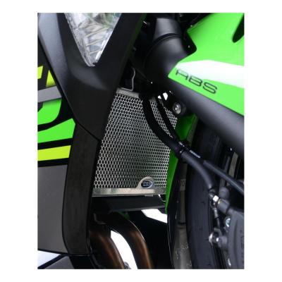 Protection de radiateur aluminium noir R&G Racing Kawasaki Ninja 400 18-20