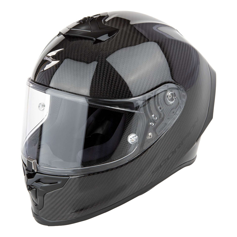 Casque intégral Scorpion Exo-R1 Evo Carbon Air Solid noir