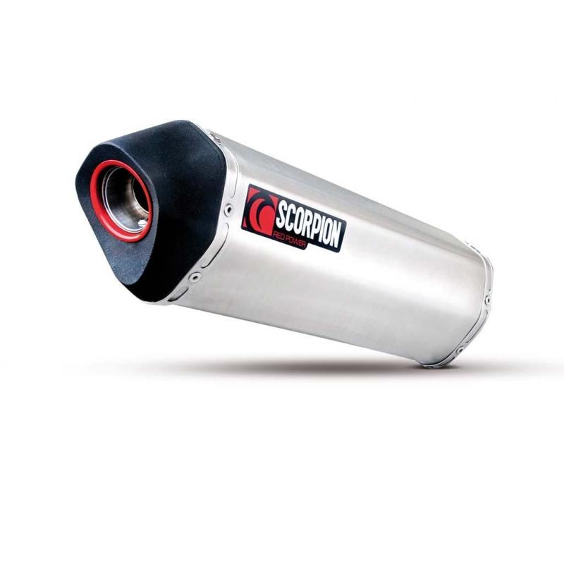 Silencieux homologué Scorpion Serket inox brossé pour Honda CBF 1000