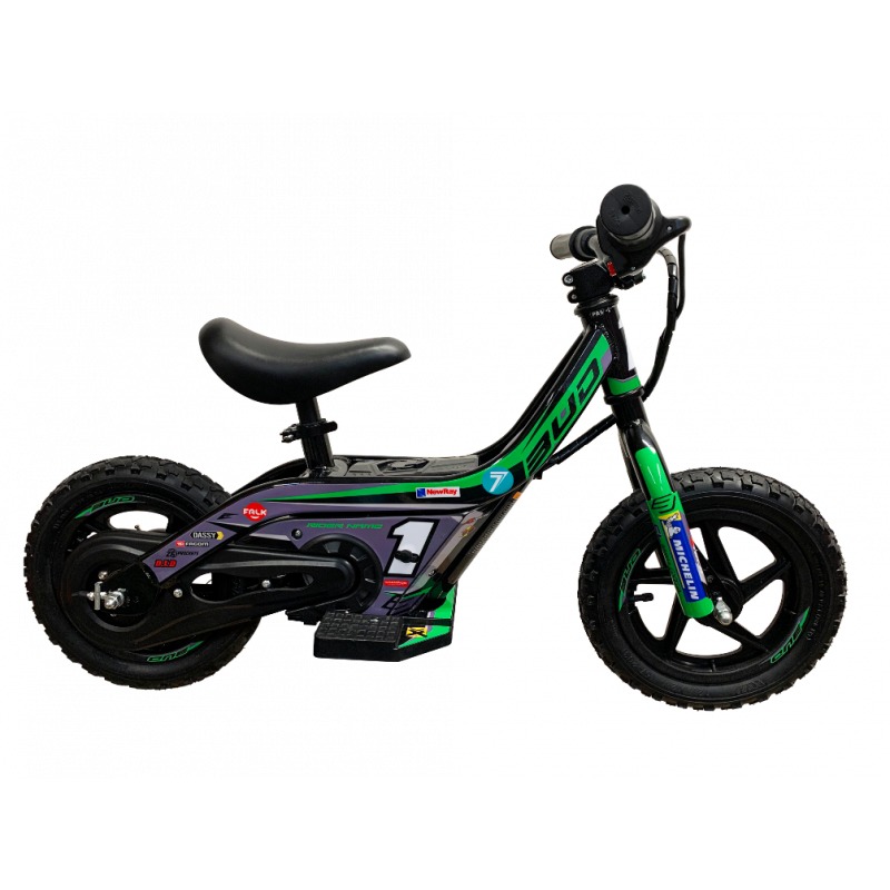 Draisienne électrique Bud Racing Mini E Push Bike 21 Team Bud vert- 1