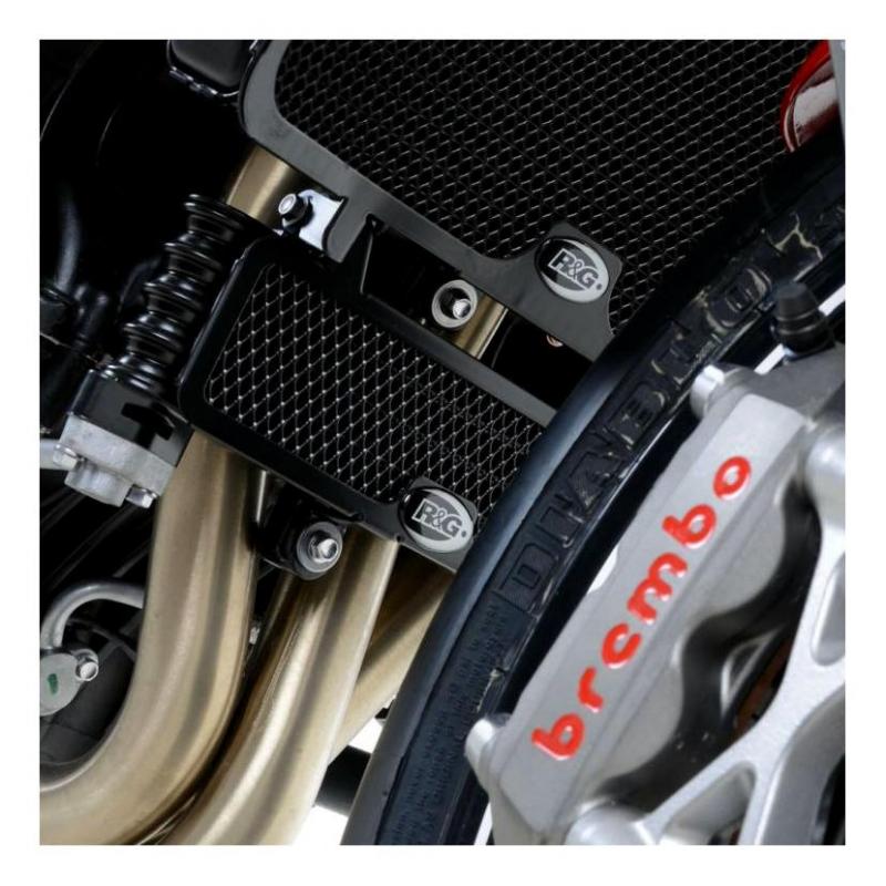 Protection de radiateur d’huile noire R&G Racing Triumph Street Triple 675 11-15