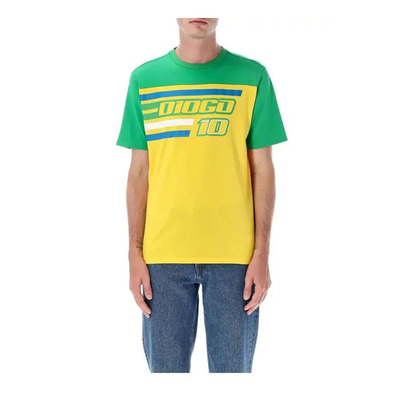 Tee-shirt Diogo Moreira #10 yellow/green