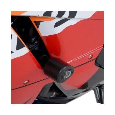 Tampons de protection R&G Racing Aero noir Honda VFR 800 X Crossrunner 11-14