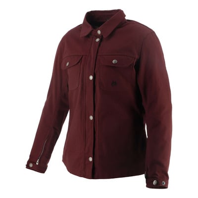 Blouson textile femme Helstons Detroit Girl bordeaux