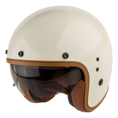 Casque jet Scorpion Belfast Evo Luxe créme