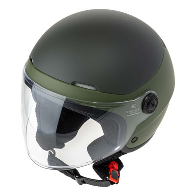 Casque jet Tucano Urbano El’Pop vert airborne mat