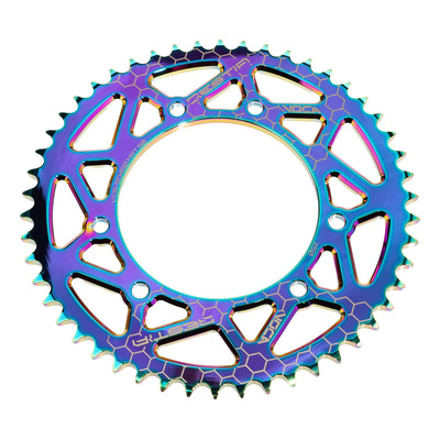 Couronne alu Voca Racing neochrome 50 dents pas 420 Senda SM/MRT/XP6