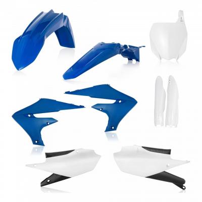 Kit plastique complet Acerbis Yamaha 450 YZ-F 18-21 Bleu/Blanc/Noir Brillant