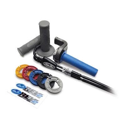 Kit poignée de gaz avec revêtements et câbles Motion Pro Rev2 pour Suzuki RM-Z 450 08-12