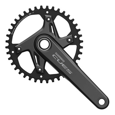 Pédalier Vélo Shimano Cues FC-U6030-1 Mono Plateau 40 Dents 9/10/11 Vitesses