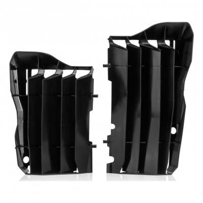 Protections de radiateur Acerbis Honda CRF 450R 17-18 Noir Brillant