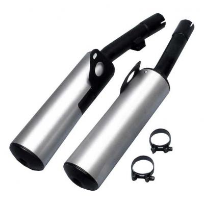 Silencieux Marving Cylindrique Ø 100 aluminium Kawasaki Z 500 GP 79-80 (paire)