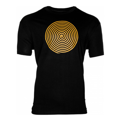Tee-shirt Alpinestars Oscars Spiral noir/moutarde