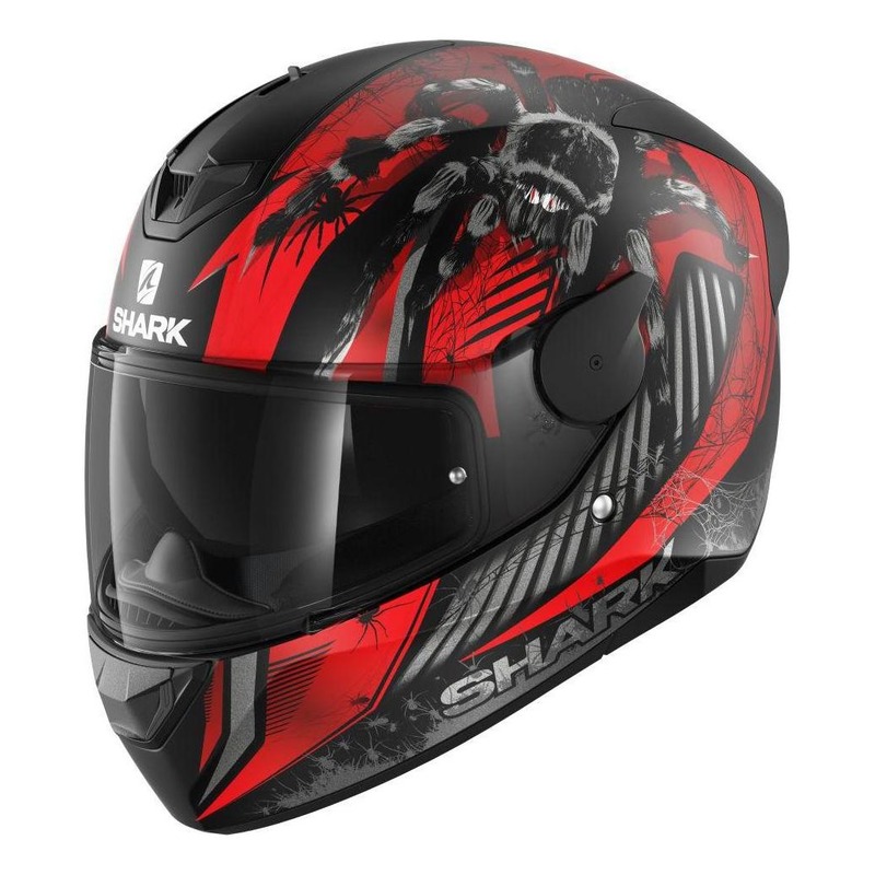 Casque intégral Shark D-Skwal 2 Atraxx noir/rouge/anthracite mat- XS