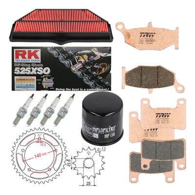 Kit entretien NF Prokit premium Suzuki GSX-R 750 2008-10