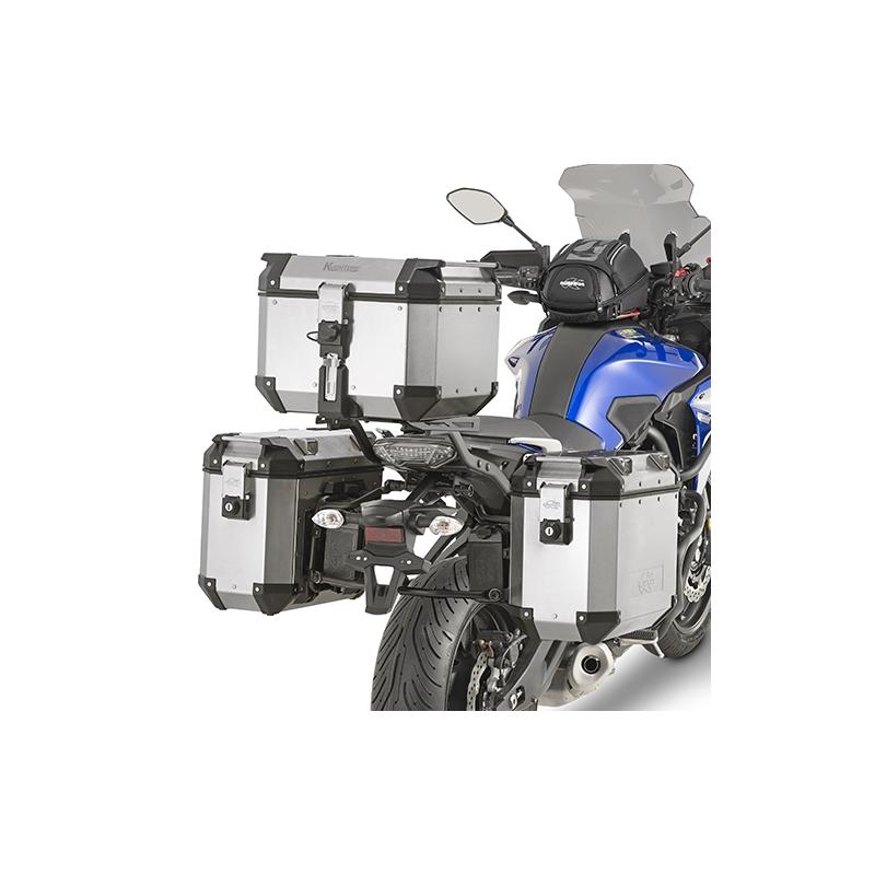 Supports pour valises latérales à liaison rapide type KLR Kappa Mono