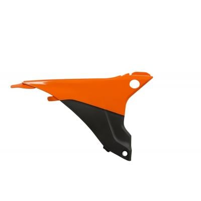 Cache de boîte à air Acerbis KTM EXC/EXC-F 14-16 Orange/Noir Brillant