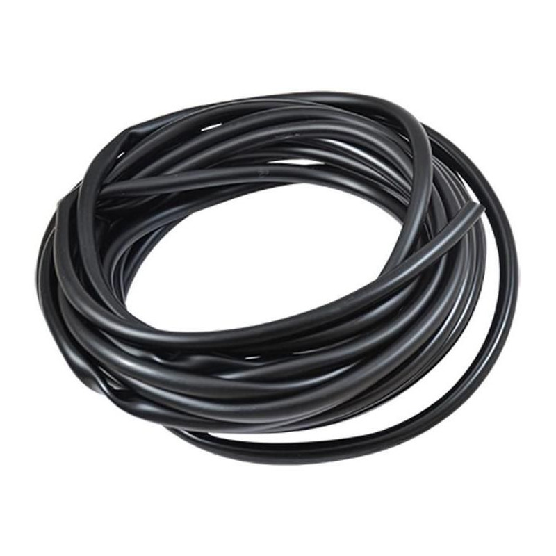 Gaine de faisceau électrique 8x9mm x 1m noir