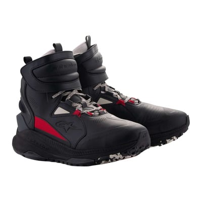 Baskets moto Alpinestars Speedstreet black/ecru/bright red