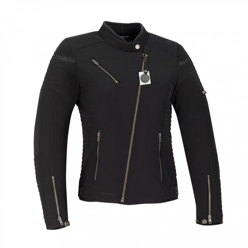 Blouson textile femme Segura Lady Terry Crystal noir- T1