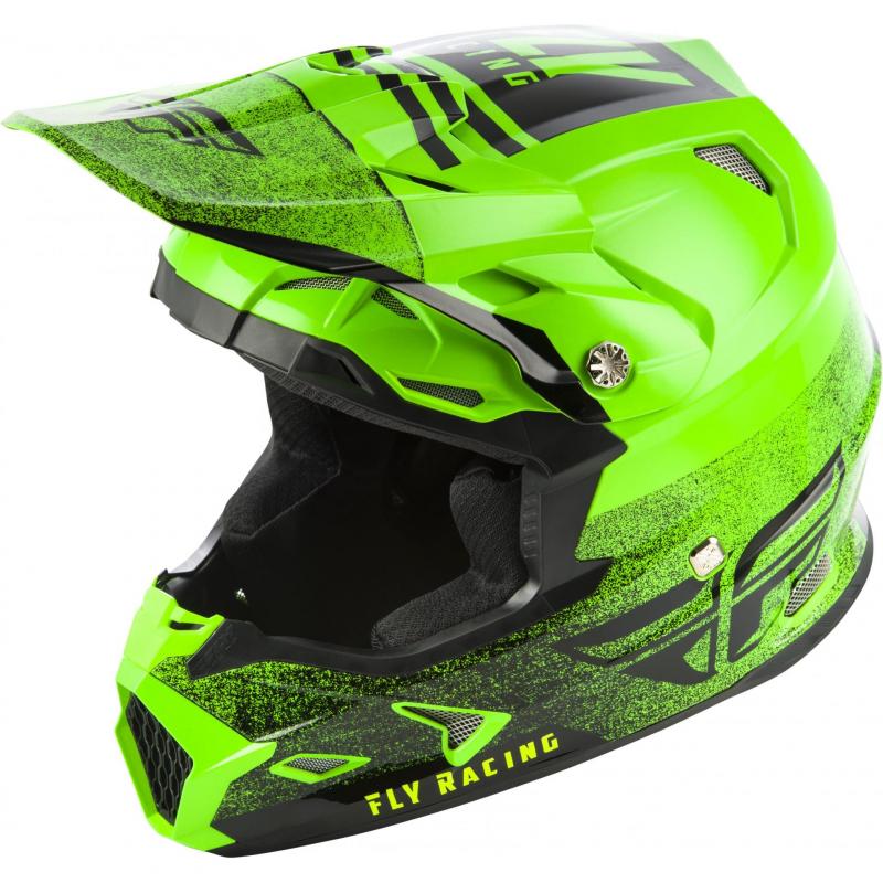 Casque cross Fly Racing Toxin Mips Embargo vert/noir- S