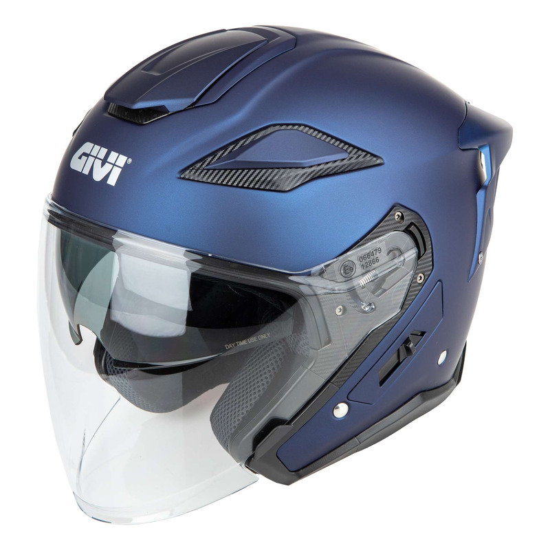 Casque jet Givi X29 Solid bleu mat