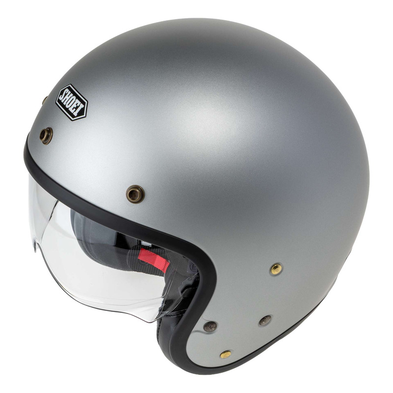 Casque jet Shoei J.02 Candy silver mat