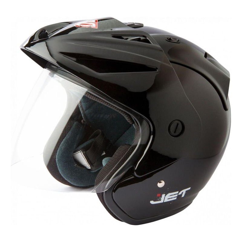 Casque jet Shot Solid noir- XS