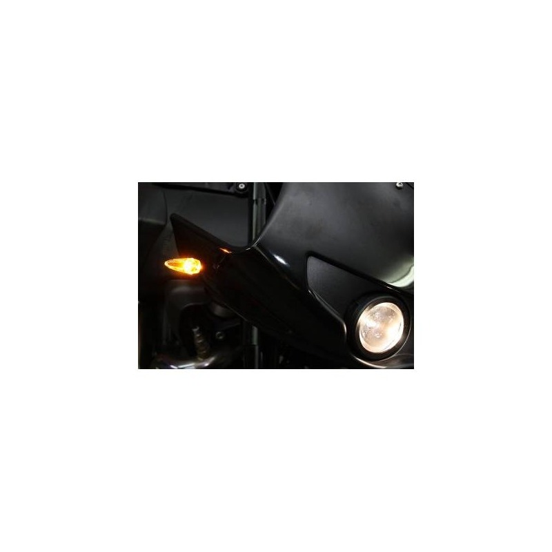 Clignotant à LED Motogadget - m-Blaze Pin de couleur noir - Tech2Roo