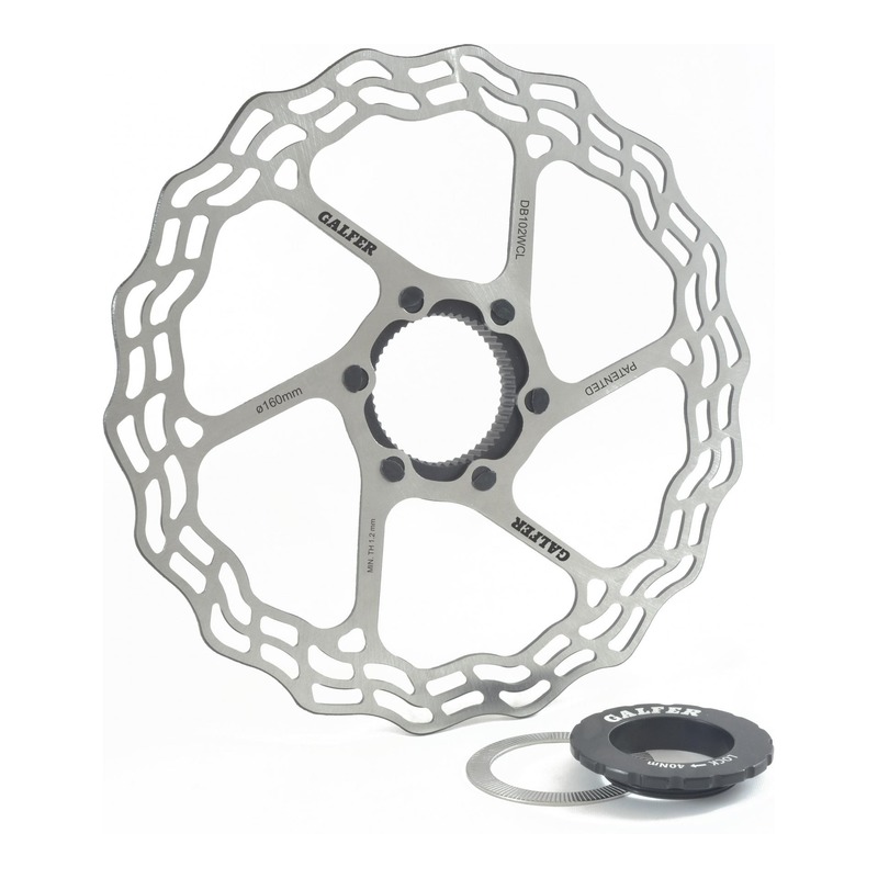 Disque de frein vélo Galfer Wave Fixe Route Ø160mm (verrouillage