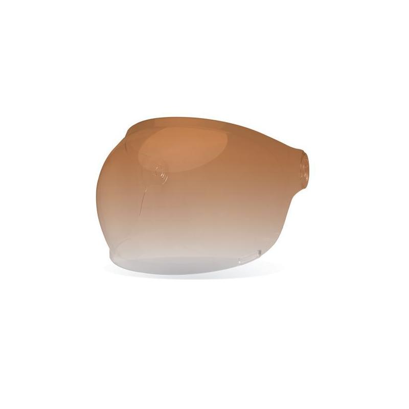 Ecran Bell Bubble pour Bullitt - ambre dégradé - fermeture marron