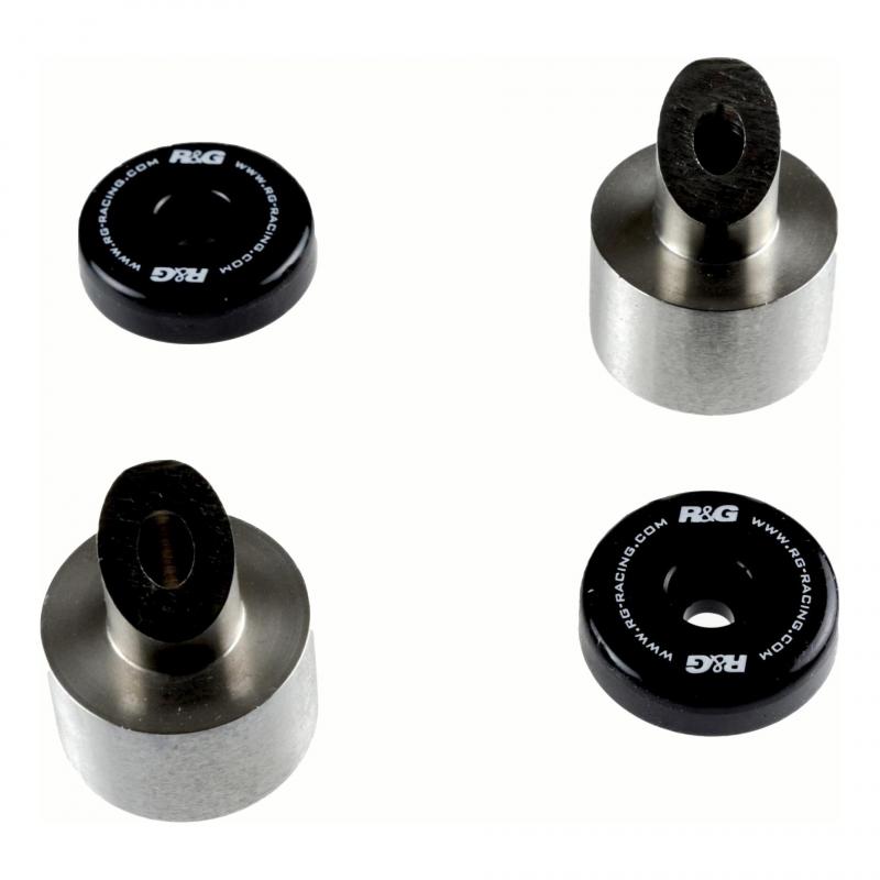 Embouts de guidon R&G Racing noir KTM RC8 08-15