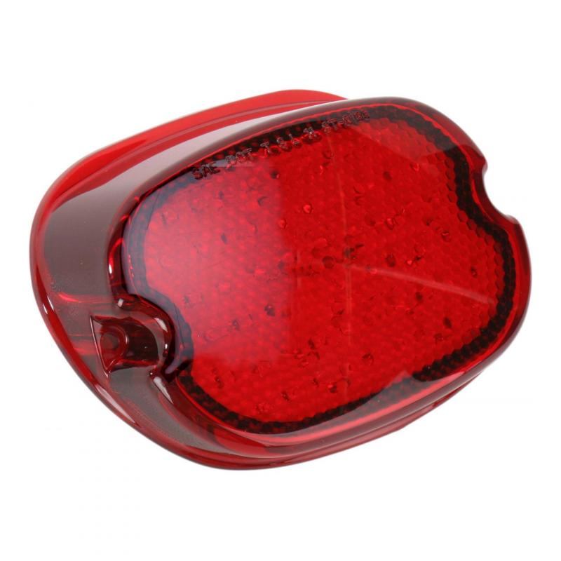 Feu arrière Drag Specialties Low-profile sans éclairage de Harley Da