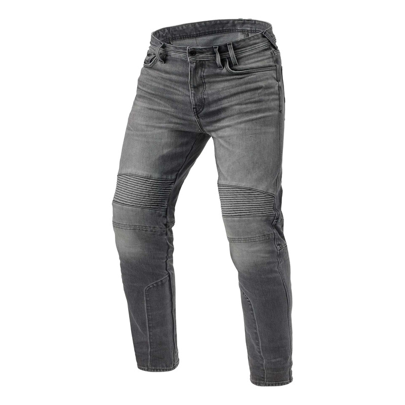 Jean moto Rev’It Moto 2 TF gris moyen délavé – L36