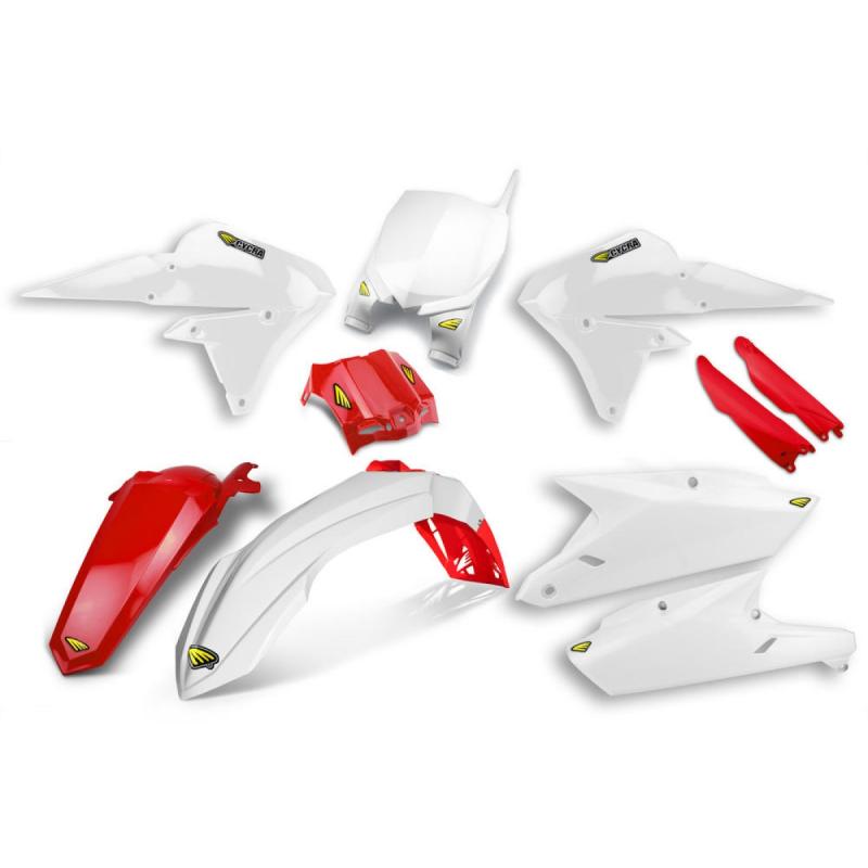 Kit plastiques Cycra Yamaha 250 YZ-F 14-18 blanc/rouge