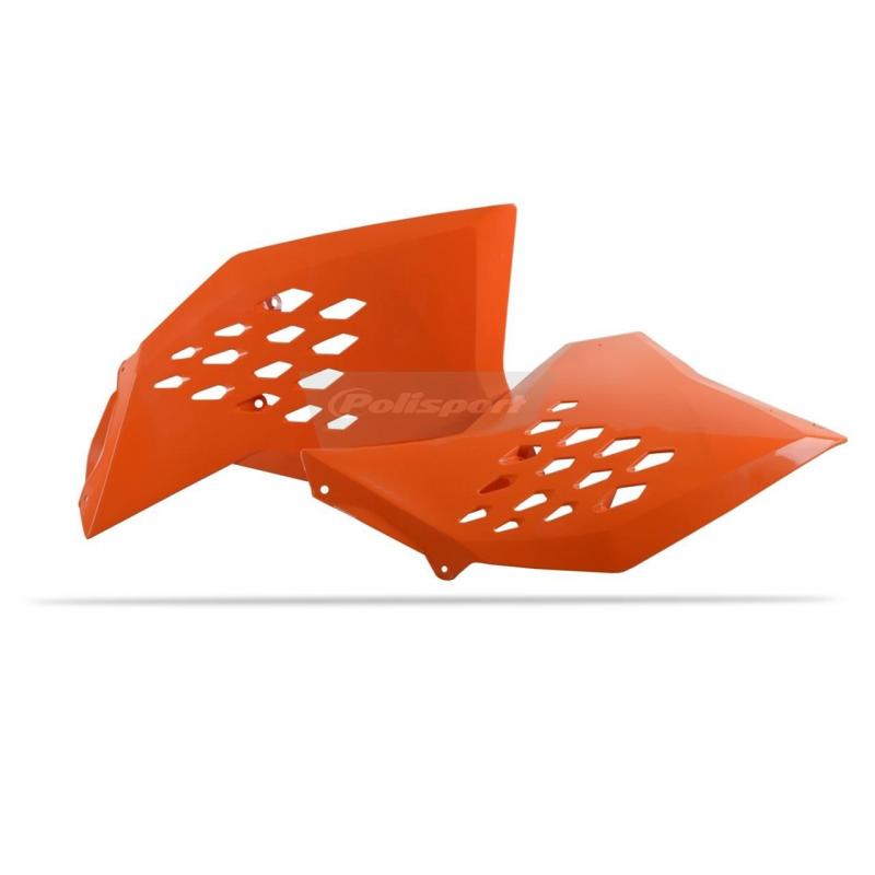 Ouïes de radiateur Polisport KTM 450 SX-F 07-10 orange