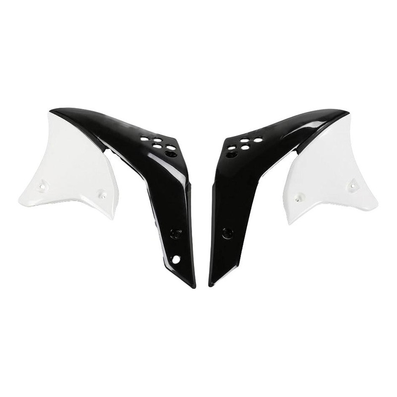 Ouïes de radiateur UFO Kawasaki 250 KX-F 06-08 blanc
