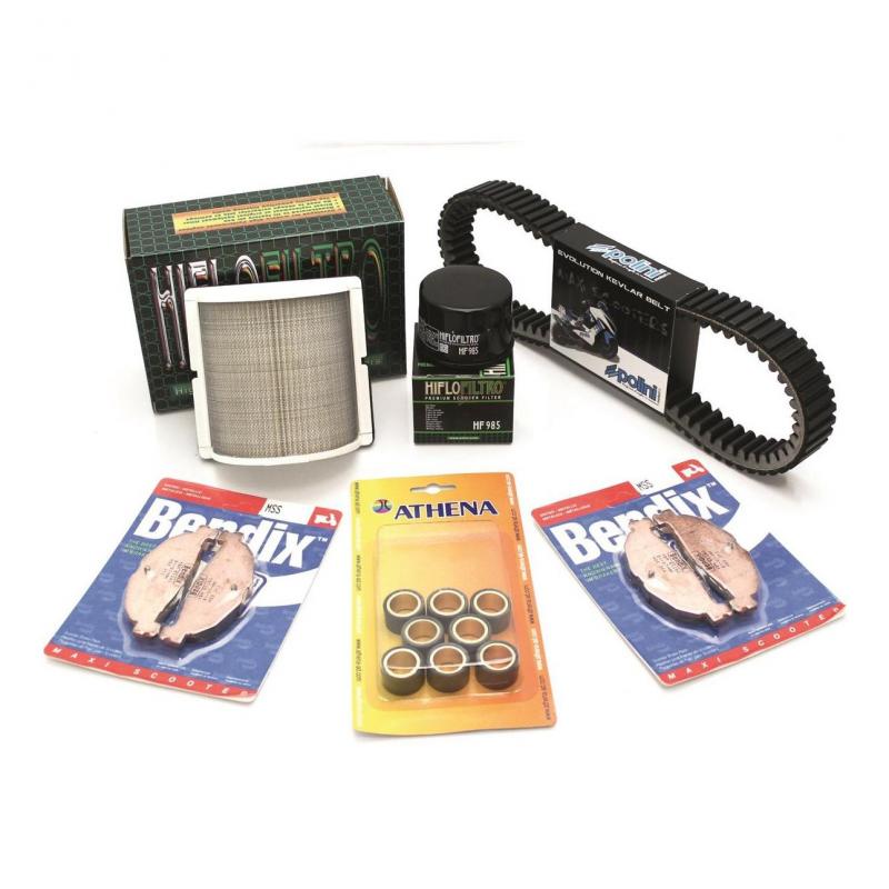 Pack entretien maxi-scooter Bihr pour Piaggio MP3 500 14-16