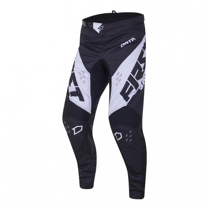 Pantalon cross First Racing Data Evo noir/blanc- 28