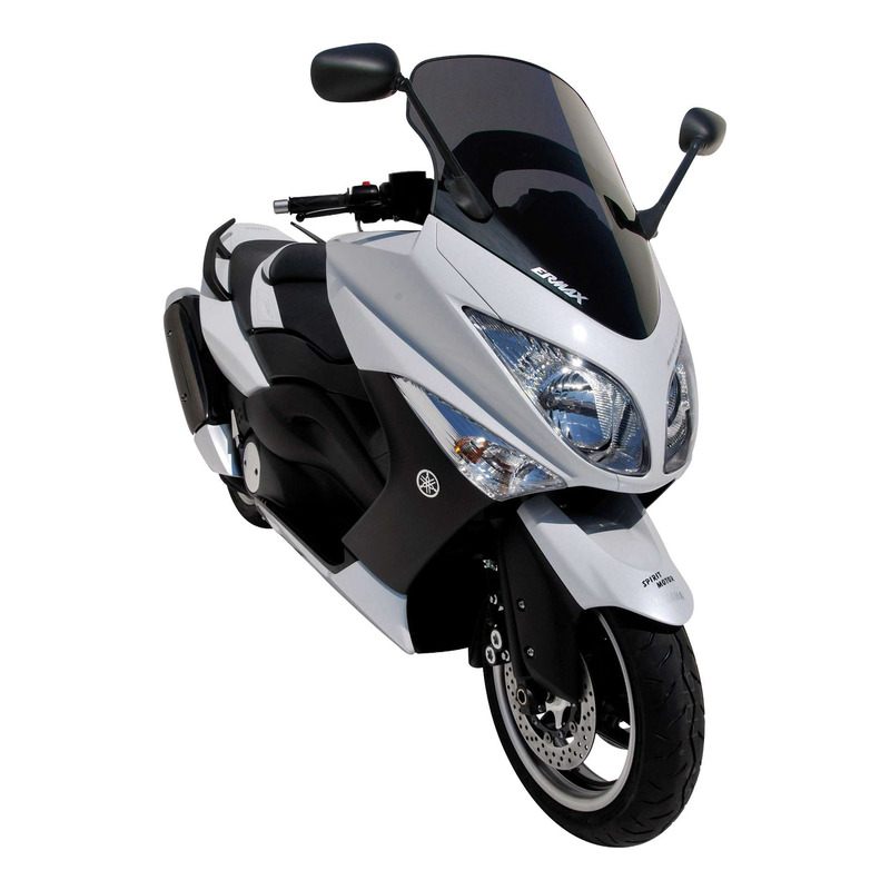 Pare-brise Ermax Sport 68 cm Yamaha T-Max 500 08-11 noir foncé opaque
