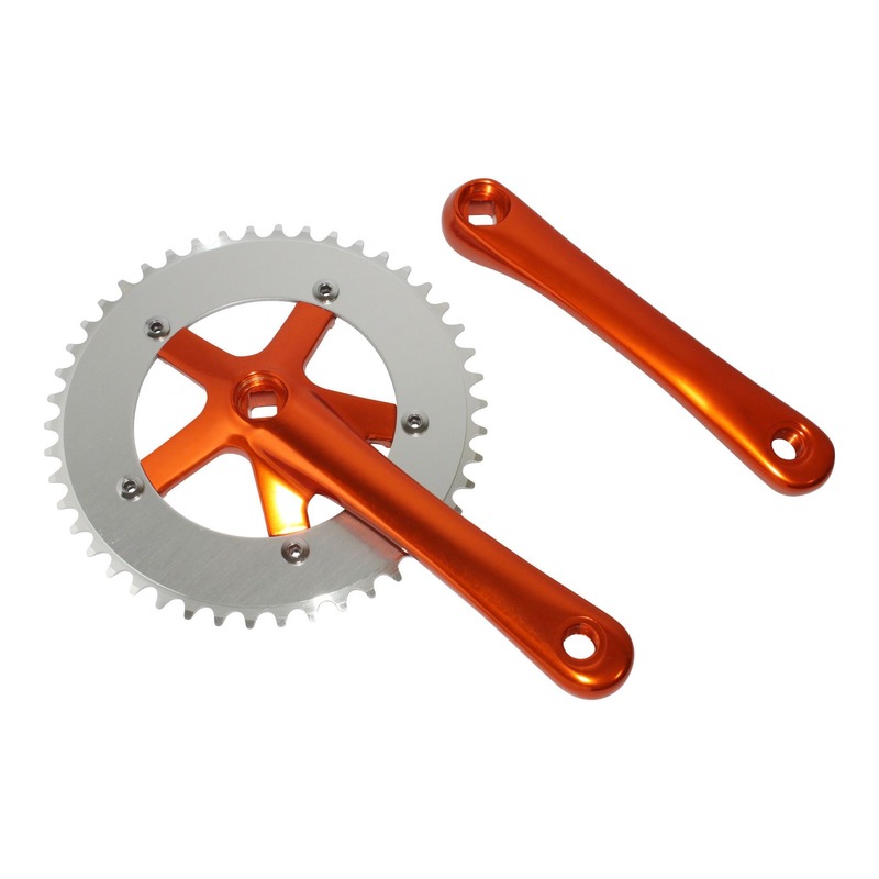 Pédalier route singlespeed à 1 plateau de 46 dents